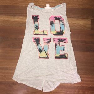 Cross Cross Back Tank Top